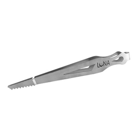 Luna Shisha Kohlezange 23 cm Silber