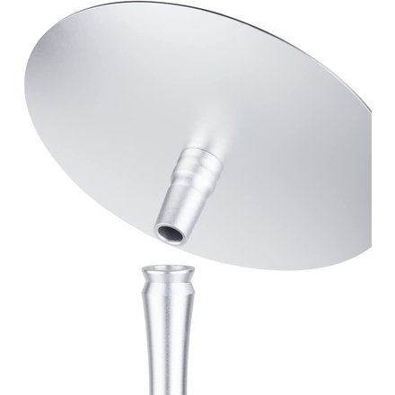 WD Hookah Shisha Wasserpfeife A41A-6 Silver-Clear