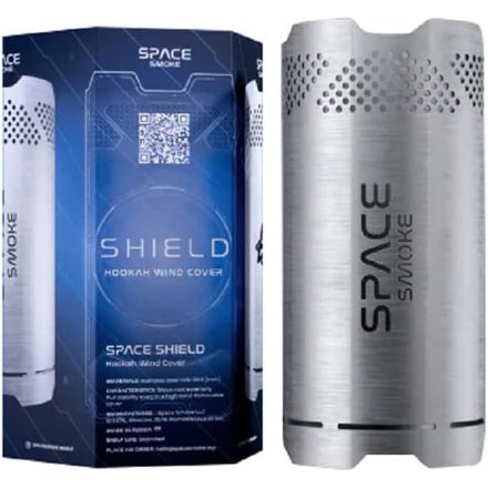 Space Smoke Shisha Windschutz Schutzgitter + Deckel
