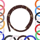 Luna Shisha Silikonschlauch Marmor Braun/Gold