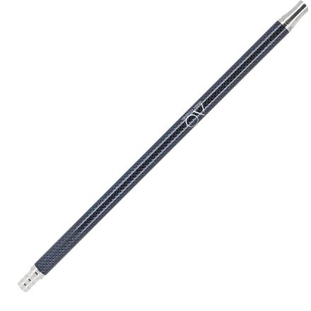 AO Shisha Glasmundstck-Set Liner XL Flat Blau Premium Shisha Silikonschlauch Glasmundstck - 150cm Silikonschlauch, Shisha Mundstck Glas, Schlauchanschluss