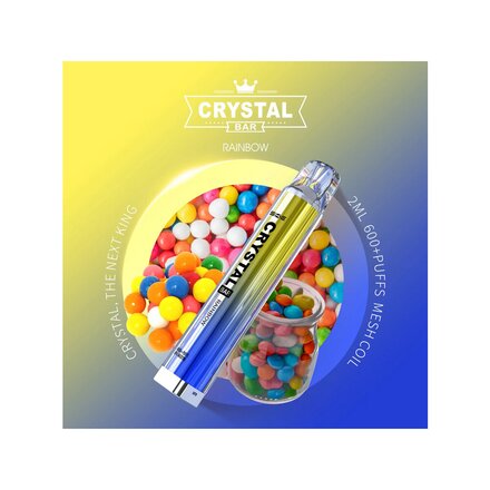 Crystal Bar Vape (Nikotin) - Rainbow