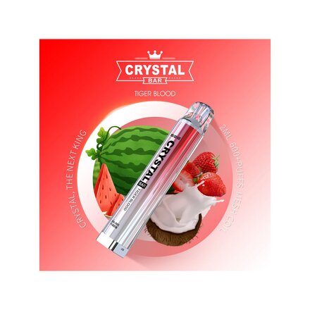 Crystal Bar Vape (Nikotin) - Tiger Blood
