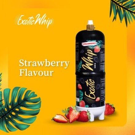 Lachgas Exotic Whip N2O Flasche 640 g Strawberry Flavour