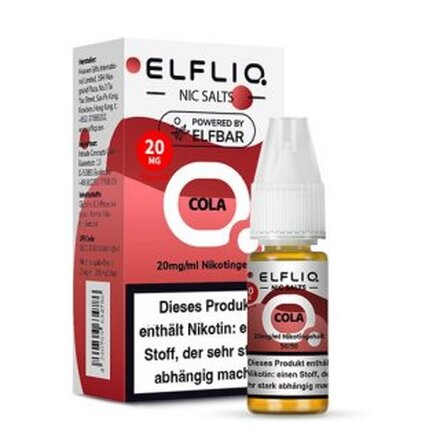 ELFLIQ Cola - 10ml - 20mg/ml - Nikotinsalz