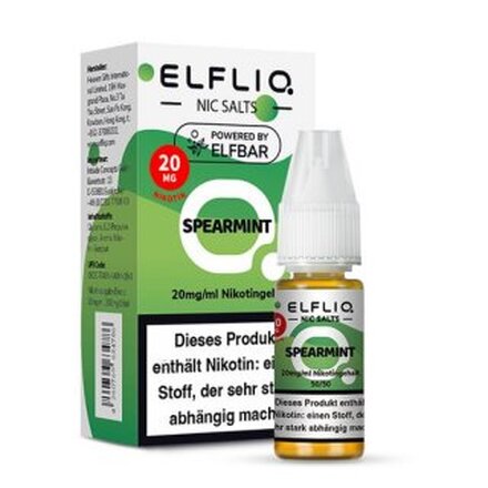 ELFLIQ Spearmint - 10ml - 20mg/ml - Nikotinsalz