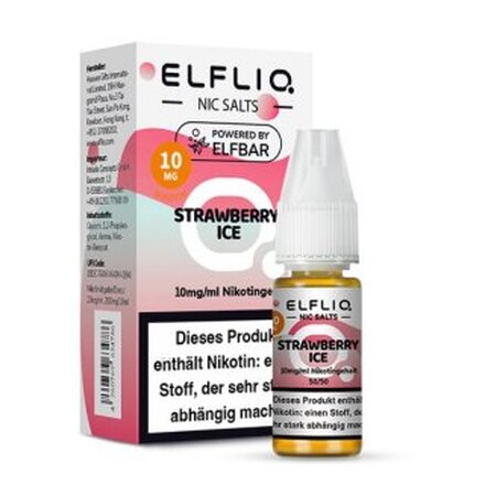 ELFLIQ Strawberry Ice - 10ml - 10mg/ml - Nikotinsalz