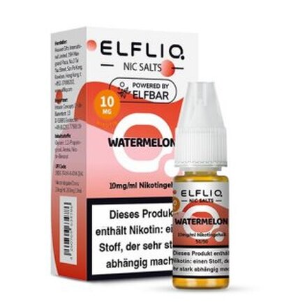 ELFLIQ Watermelon - 10ml - 10mg/ml - Nikotinsalz