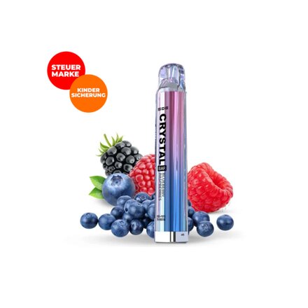 Crystal Bar Vape (Nikotin) - Blueberry Raspberry Pods