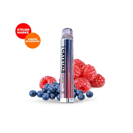 Crystal Bar Vape (Nikotin) - Blueberry Sour Raspberry Pods