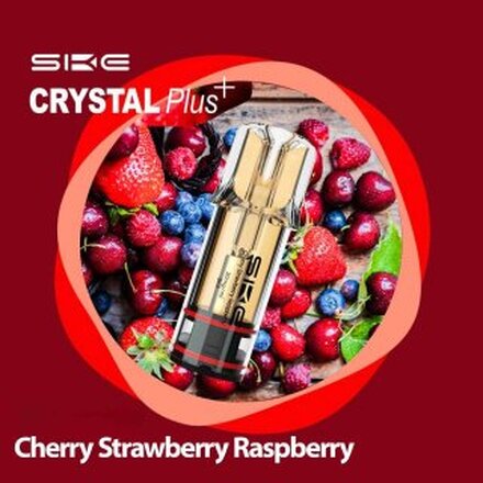 SKE Crystal Bar Cherry Strawberry Raspberry Pods