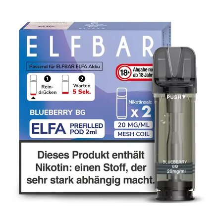 Elfbar Pods 2stk Blueberry BG