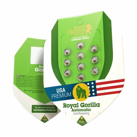 Royal Queen Seeds Cannabis Samen - Royal Gorilla Automatic - 3 stk.