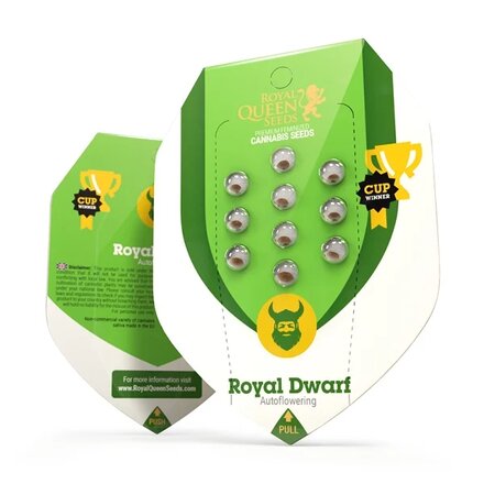 Royal Queen Seeds Cannabis Samen - Royal Dwarf Automatic - 3 stk.