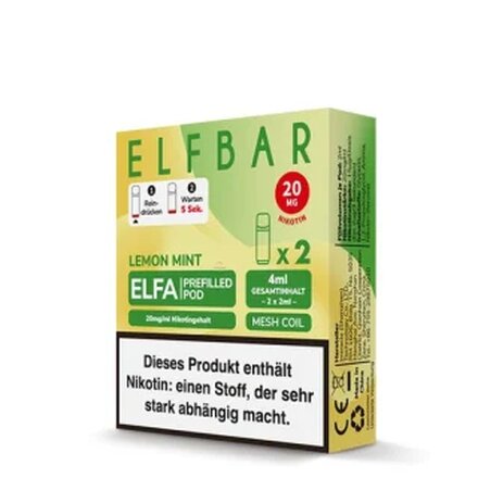 Elfbar Pods 2stk Lemon Mint