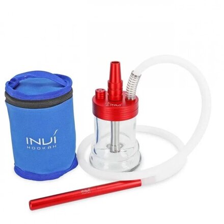 INVI Nano Shisha Set Mit Reisetasche Rot