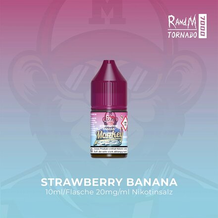 RandM Tornado 7000 Liquid Strawberry Banana 10ML 20mg/ML