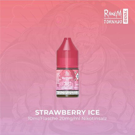 RandM Tornado 7000 Liquid Strawberry ICE 10ML 20mg/ML