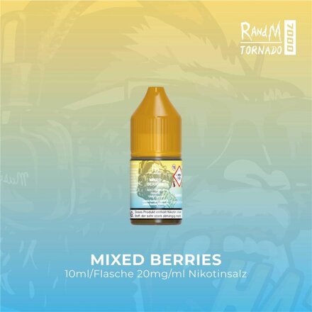 RandM Tornado 7000 Liquid Mixed Berries 10ML 20mg/ML