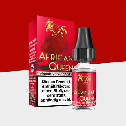 O�s Liquid African Queen 10ml 17mg Nikotin