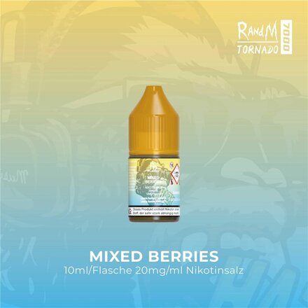 RandM Tornado 7000 Liquid Mixed Berries 10ML 0mg/ML