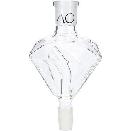 AO Shisha 18/8 Kopf-Schliff Molassefnger Diamond | Der Molassefnger in Diamantform! (Clear)