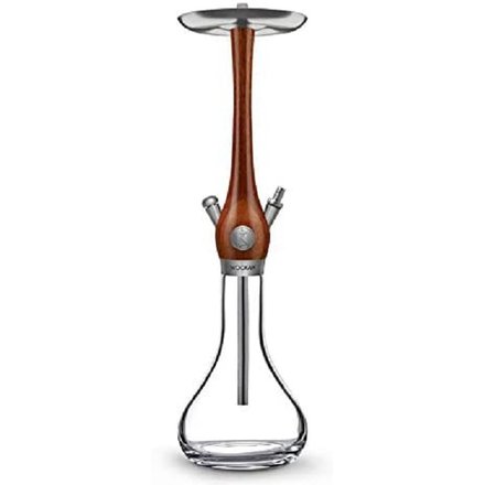 Wookah Shisha Wasserpfeife Merbau Smooth 63 cm
