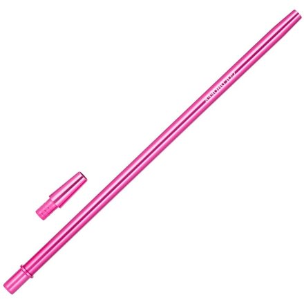 Goldhofer Aluminium Shisha Mundstck mit Schlauchadapter 37 cm Pink