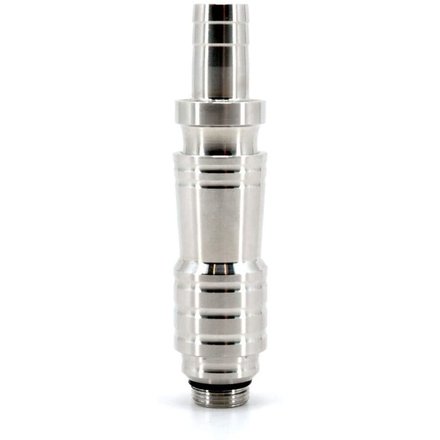 Shisha Universal Edelstahl Schlauchadapter mit Gewinde 18/8er Schliff