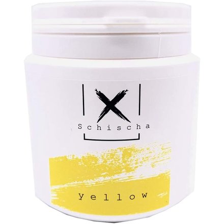 NaRm Shisha Farbe Xschischa 50 g Pulver Farbe Yellow gelb Sparkle