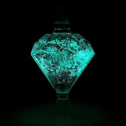 Cyborg Shisha Wasserpfeife Glas Molassefänger Diamond Glow In The Dark