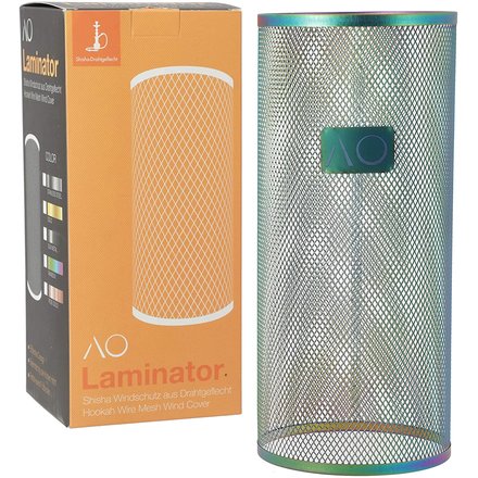 AO Hookah Laminator Shisha Windschutz Rainbow