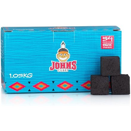 Johns Cubes Shisha Kohle 27er Naturkohle 1Kg
