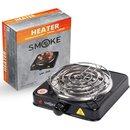 Smoke2u Hotplate Schwarz Elektrischer Kohleanzünder für...